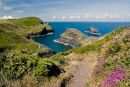 Boscastle Harbour Entrance from Cliff Path - Boscastlece f