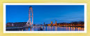Eye Of London - Light Pine Framed Print