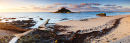 Mounts Bay, Panoramic - St-Michaels Mount, Cornwall