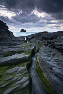 Channelled Through Time - Trebarwith Strand, Cornwall