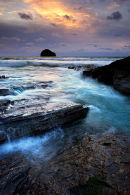 Incoming Tide - Trebarwith Strand, Cornwall 