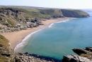 Above Trebarwith Strand 
