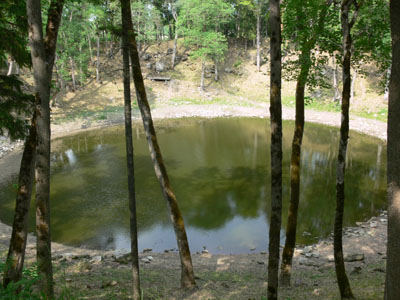 Meteorite crater Kaali