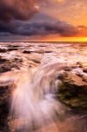 Incoming Wave at North Cottesloe Beach