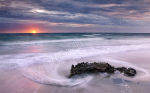 Last Light at Watermans Beach