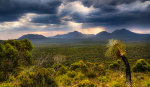 Sun Rays Over The Stirling Range