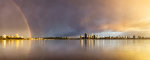 Sunrise Rainbow Over The Swan River
