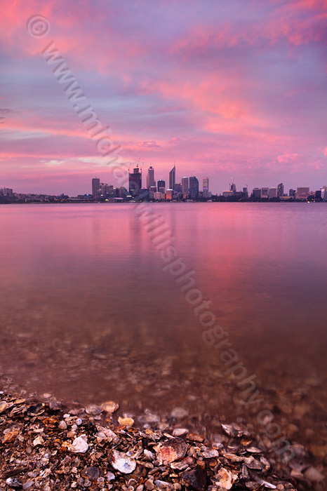  Sunset on the Shores of the Swan River Photo by Michael Willis Photography