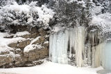 roadside icicles near Field, B.C.