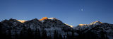 rocky alpenglow, near Banff, Alberta