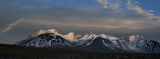 Mountain range near Banff, Alberta