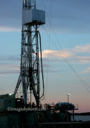 #2554 blue drill rig
