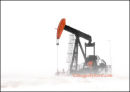 #2654 oil jack - in blizzard