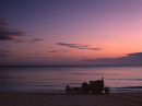 Tractor on beach