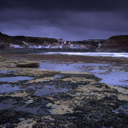Storm clouds over Staithes 