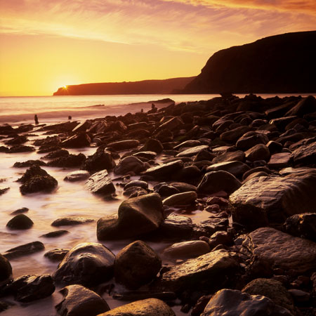 Sunrise over Kettleness Nab