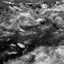 Moors stream and waterfall
