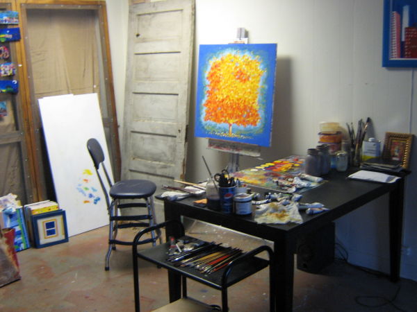 Inside studio