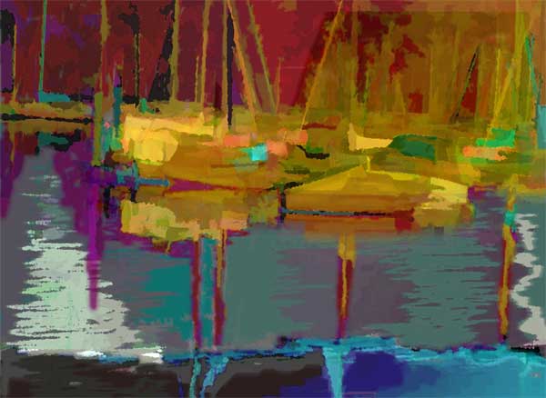 Abstract Dart Boats (Open Edition)