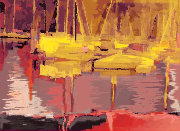 Abstract Dart Boats 2 (open Edition)