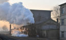 Moving off to back onto the empty coal wagons at 0740.