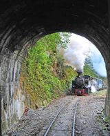 Entering the tunnel.