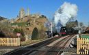Approaching Corfe Castle.