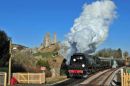 Approaching Corfe Castle.