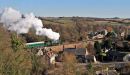 Arriving at Corfe Castle.