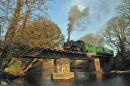 Crossing the River Banwy near Heniarth.