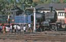 No 213 takes water.