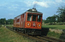 Sentinel Railcar No 331 crosses the golf course near Colombo. It was built in 1928.