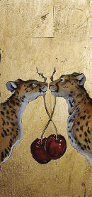 Two Cheetah's Two Cherries