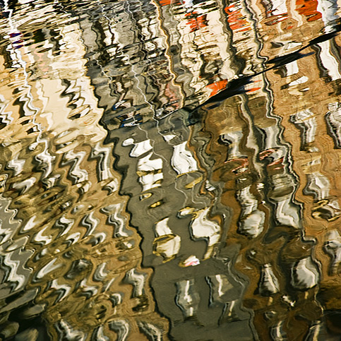 Honfleur Reflections Square