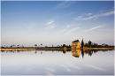 Reflections of the Menara Pavillion