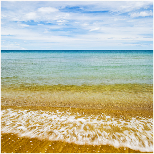 Sea sand and sky abstract