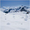 Snow balls high in the Picos de Europa