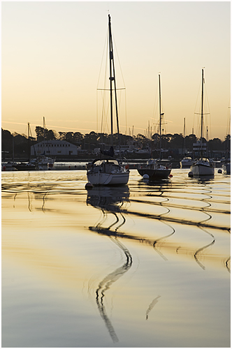 Just before dawn on the River Hamble