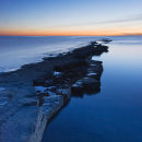 Finger of rock to the horizon