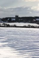 Snowy fields, Wendron
