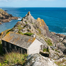 Polperro harbour entrance