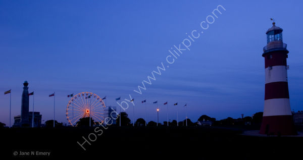 Sunset on Plymouth Hoe