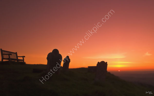 Brentor Church at sunset 