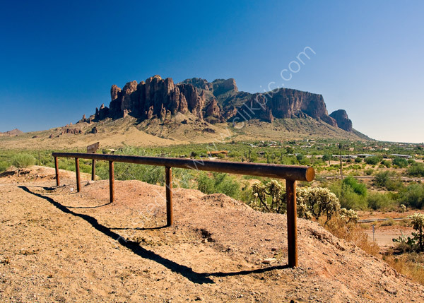 View from Goldfield Ghost Town