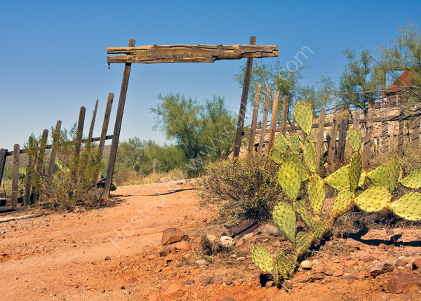 The corral at Goldfield Ghost Town