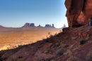 View from the Tear Drop at Monument Valley