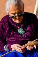 Navajo weaver