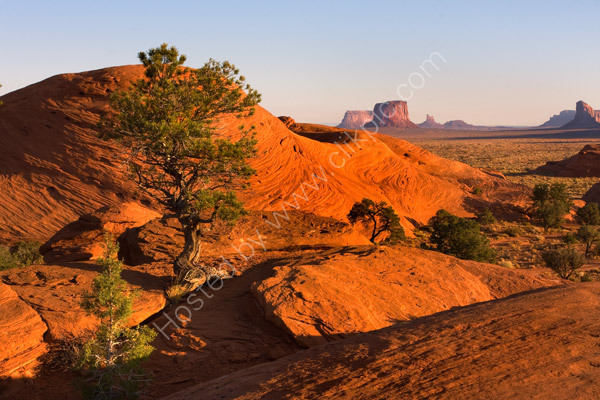 Sandstone formations in Mystery Valley