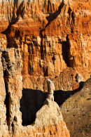 Hoodoo rising up in Coal Mine Canyon.