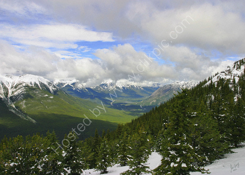 View from Sulphur Mountain, Banff